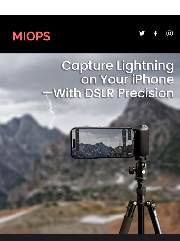 Capture the Uncatchable with Your iPhone Using MIOPS SPARK ⚡