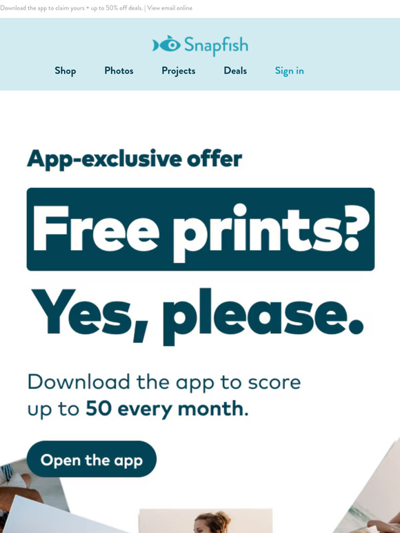 🔥 This just in—50 FREE prints!