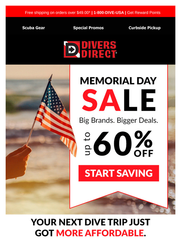 Memorial Day SALE - up to 60% OFF!