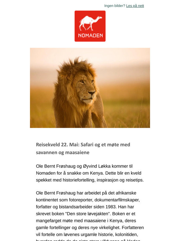 Kommende arrangementer hos Nomaden! 😍