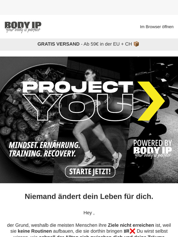Du selbst bist dein größtes Projekt. Starte mit in Project You 🤩
