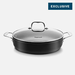Sagenwolf Titanium Series Non-Stick Chef's Pan with Glass Lid