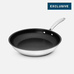 Sagenwolf Silver Series Stainless Steel Non-Stick Frying Pan