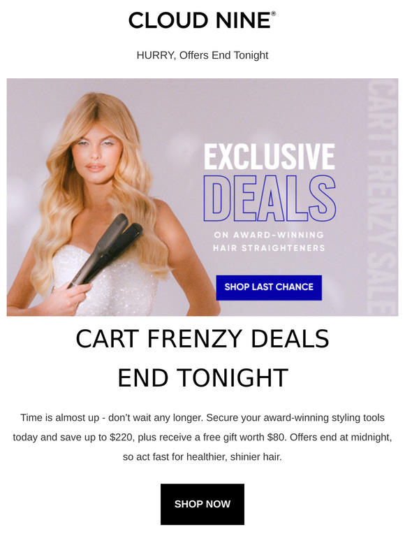 😱 Cart Frenzy is nearly over 😱