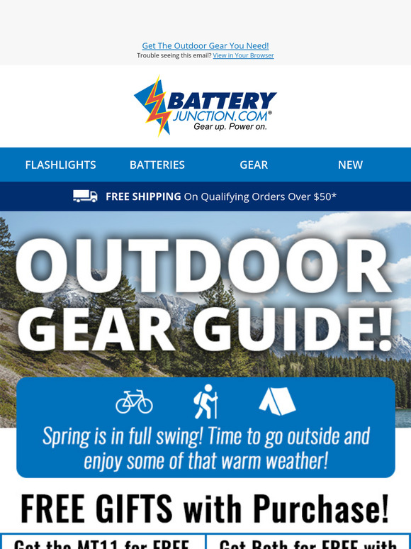 Gear Up For The Great Outdoors! 🏕️ + FREE GIFTS