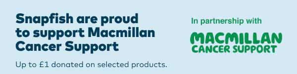 Snapfish are proud to support Macmillan Cancer Support