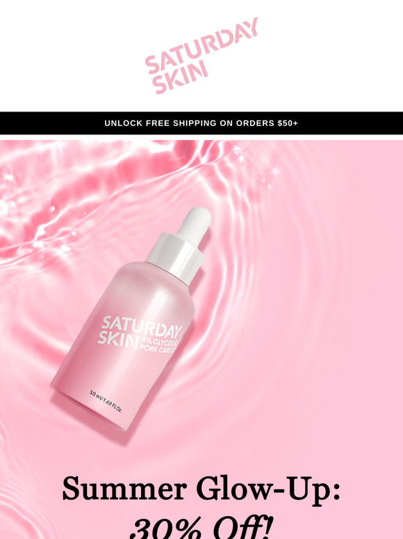 Summer Glow Up: Reveal Radiant Skin with 30% Off!