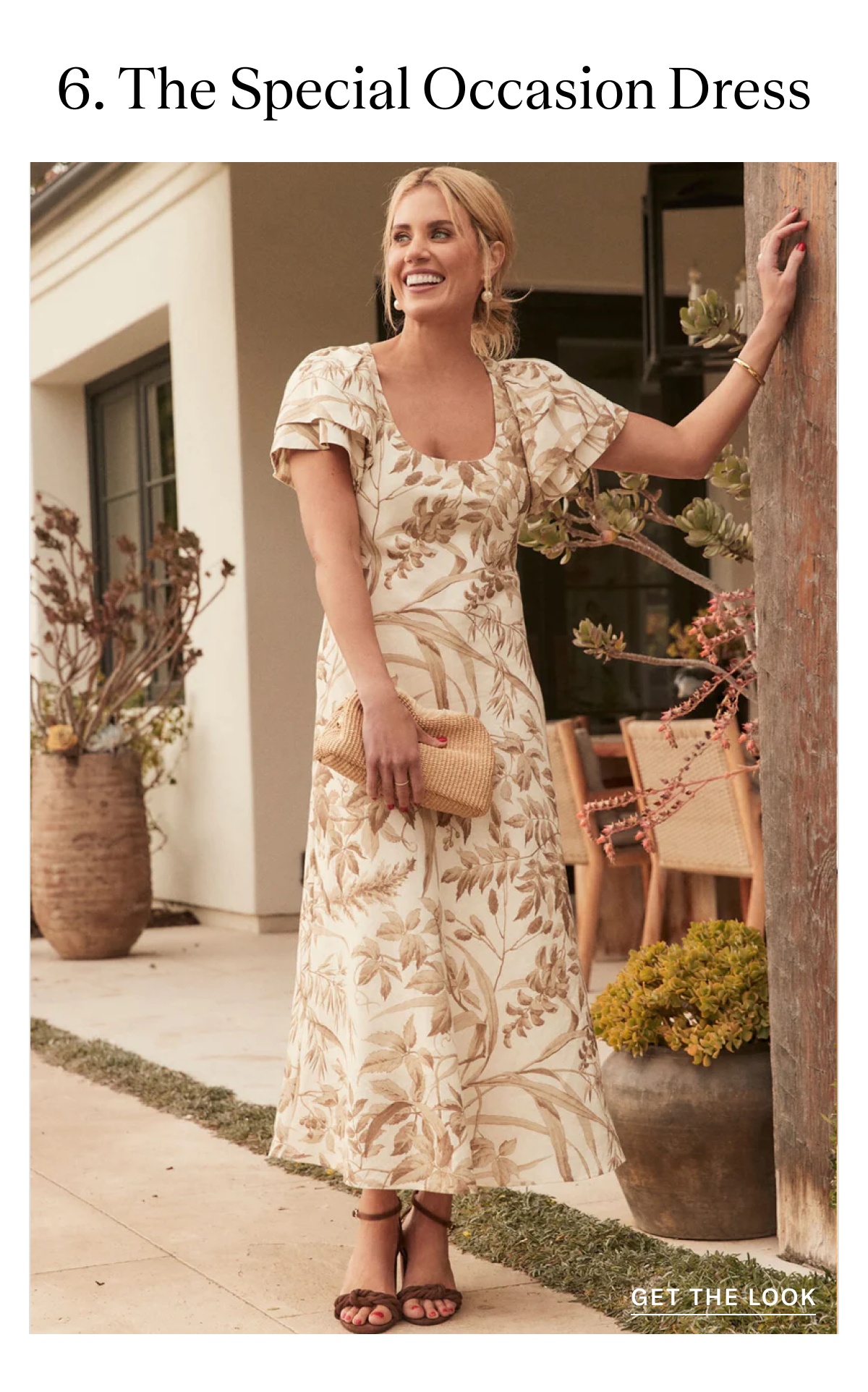 shea mcgee brown dress Where Shea McGee Finds Her Design Inspiration