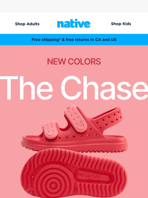 Just in: New Chase sandal colors