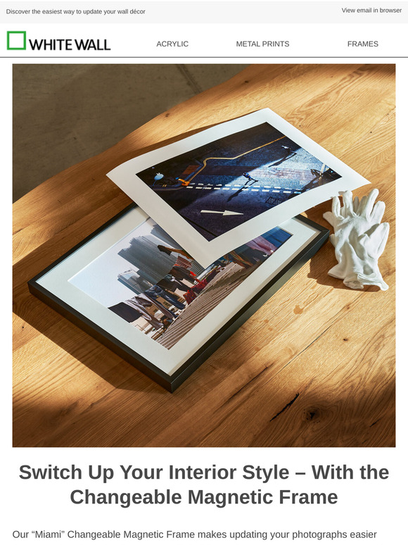 Magnetic Frame: Change Your Motifs with Ease