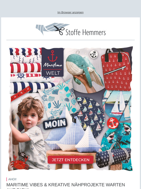 Ahoi  ⚓✂️ Maritime Vibes & kreative Nähprojekte warten auf dich!