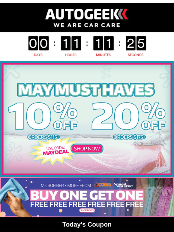 FINAL HOURS⏰ Save Up to 20% Off Today!
