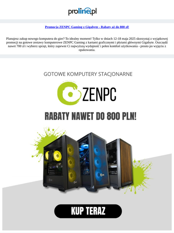 -800 PLN na ZENPC Gaming