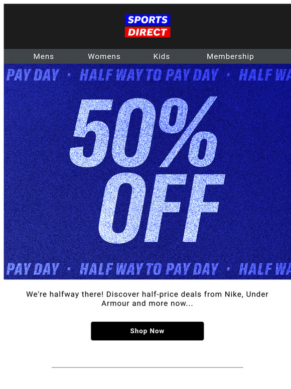 Halfway to payday!