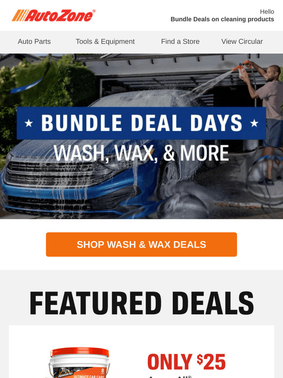 Here's a deal: Armor All Wipes just 2 for $8