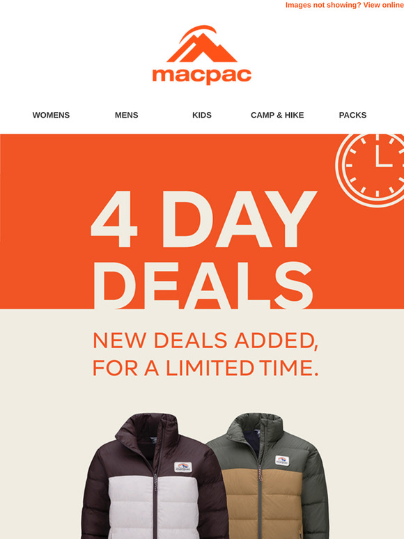 New Batch of 4 Day Deals—On Now
