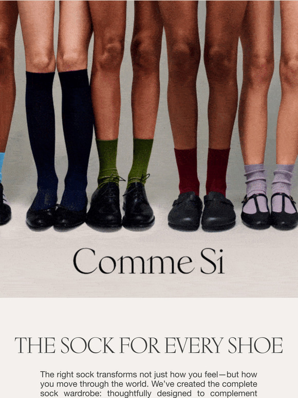 New Campaign: The Sock for Every Shoe