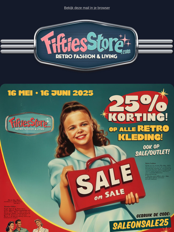 🎉 25% Korting op alle kleding (incl. Sale)!