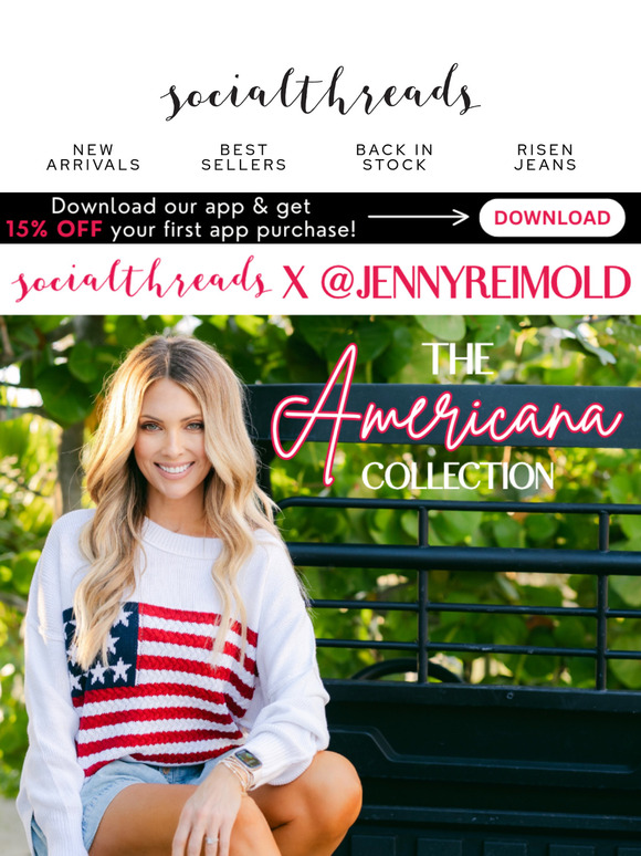 ST X @JennyReimold Americana Collection Just Dropped! 🇺🇸💙