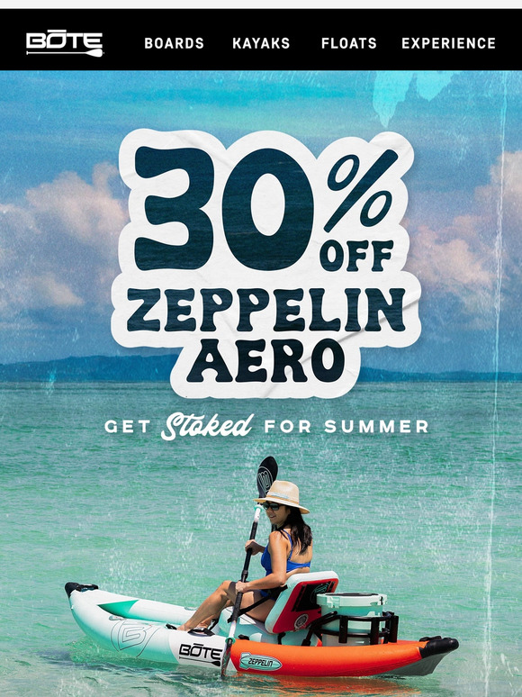 30% Off the Kayak Built for Summer