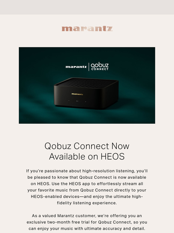 Qobuz Connect Now Available on HEOS