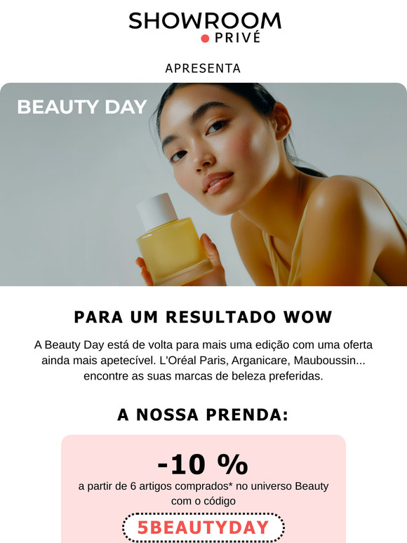 L'Oréal Paris, Arganicare, Mauboussin: -10% de oferta* até às 23h✨