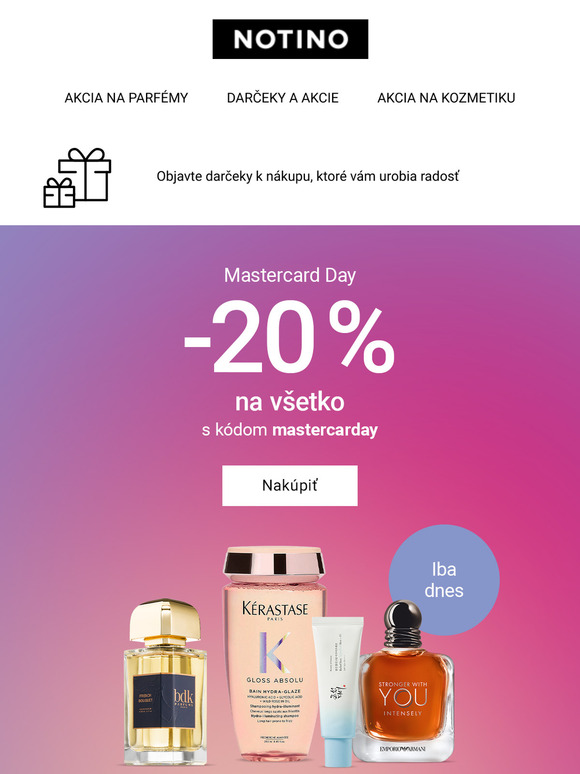 Až 20 % zľavová hitparáda