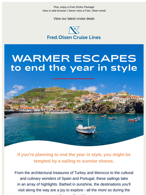 Warmer escapes from £899pp
