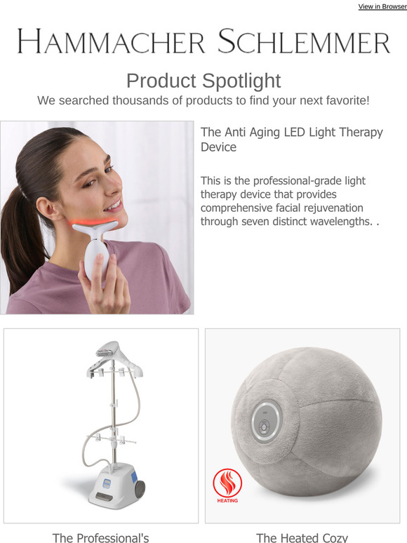 Product Spotlight: The Anti Aging LED Light Therapy Device & More