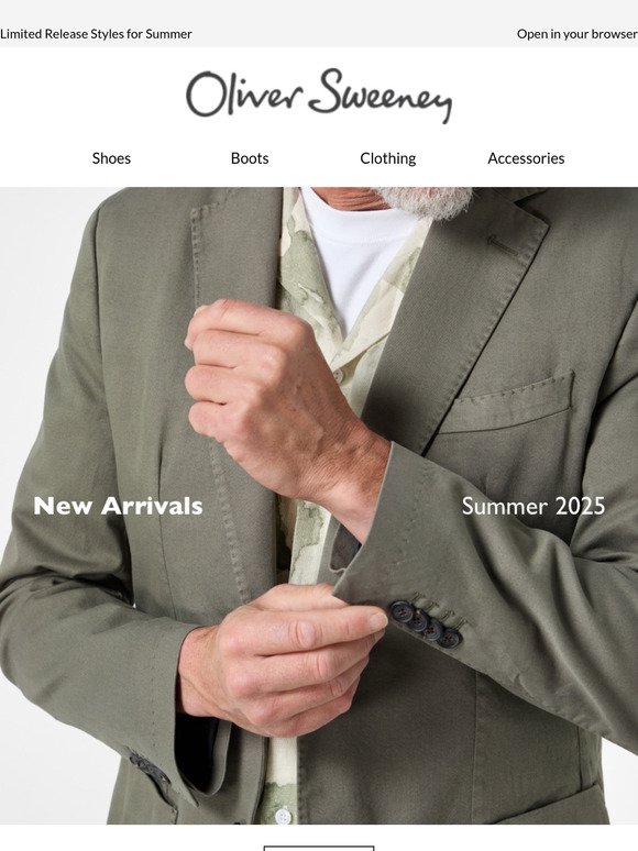 New Arrivals for Summer 2025