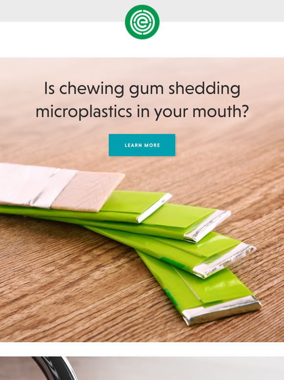 Microplastics in chewing gum