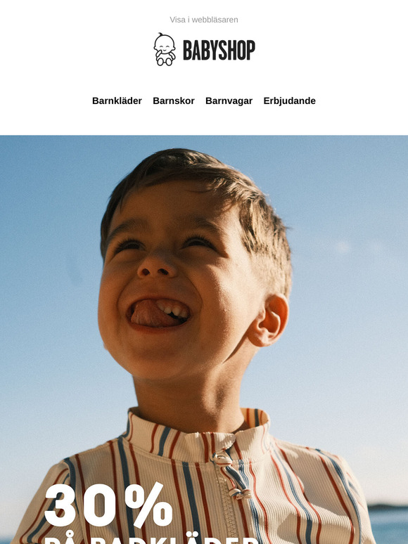 Endast i helgen: 30% på skor & badkläder! ⛱