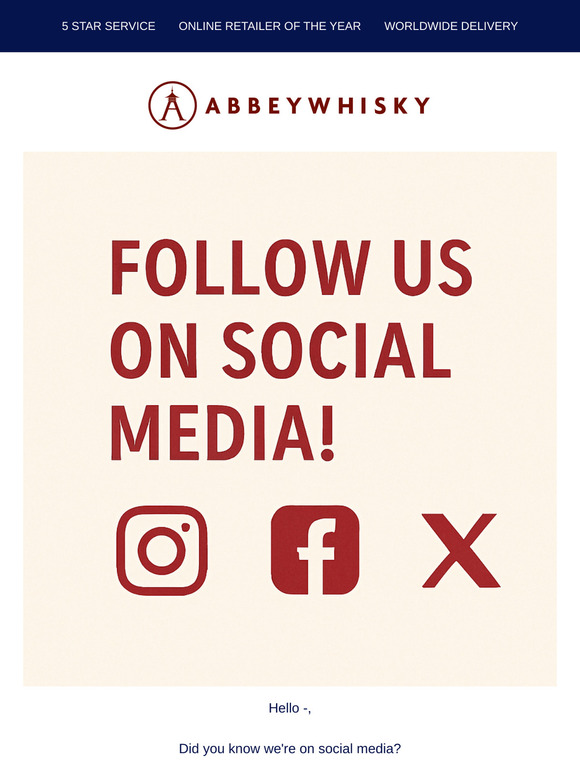 Join us on social media! 🎉