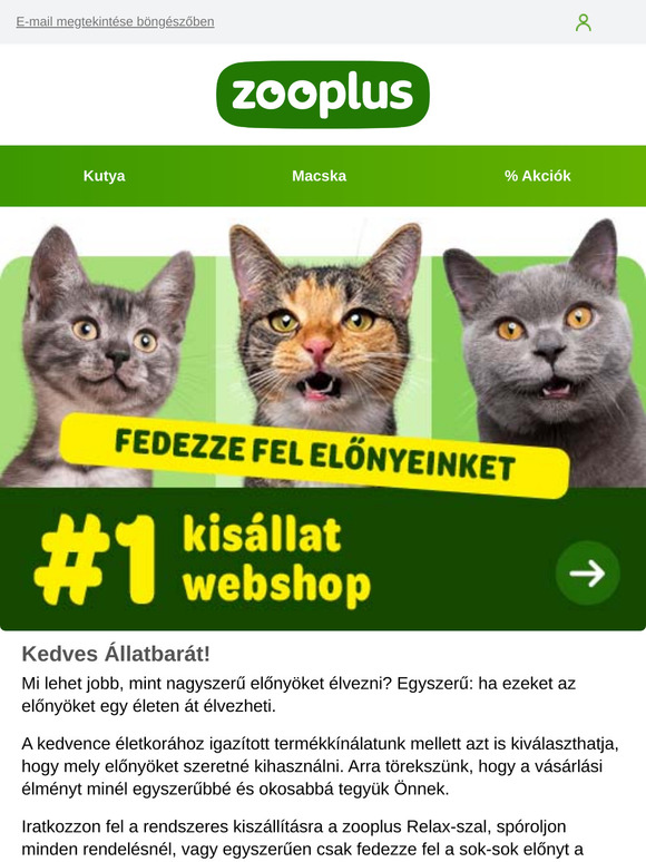 Szeretjük a kedvezményeket – egy életen át.