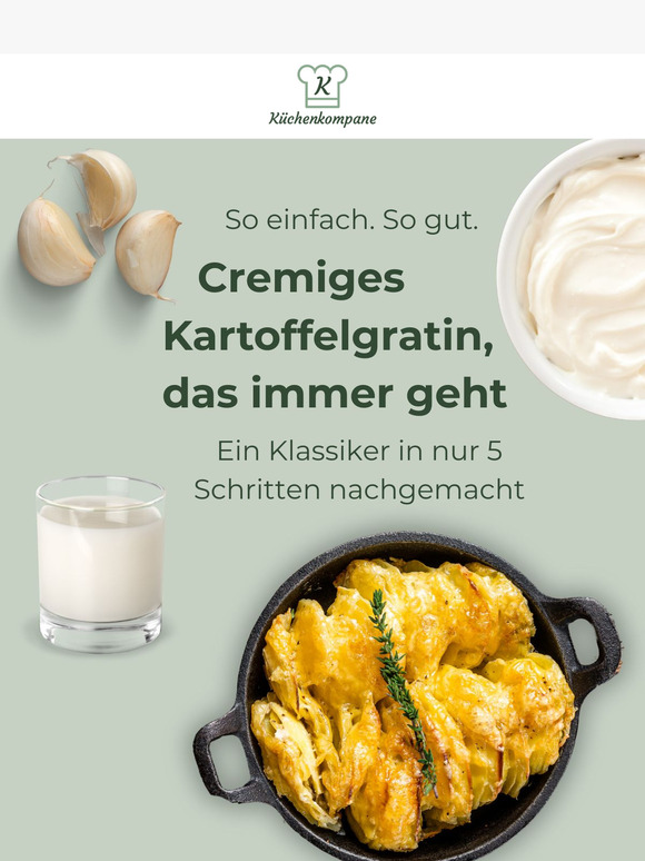 Hast du Lust auf ein Kartoffelgratin? 🥔