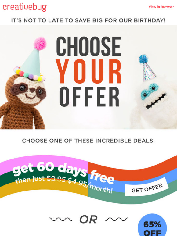 Don’t Miss These Birthday Deals 🎉