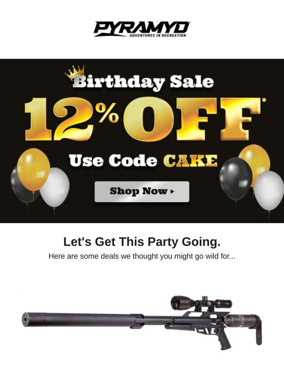 1, 2, 3, 4, Make Our Birthday Sale YOURS