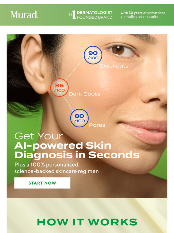 Skincare questions? Get Your AI-powered skin diagnosis in seconds