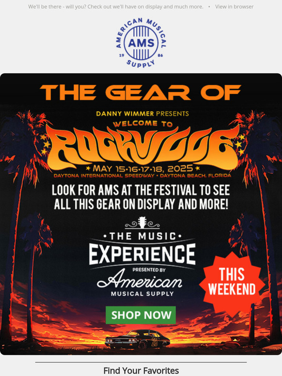 On Stage 👉 Your Rig: See the Gear of Welcome to Rockville Now!