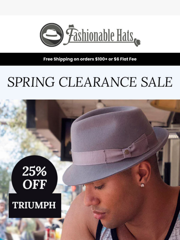 Spring Clearance! Score Your Summer Hat Now
