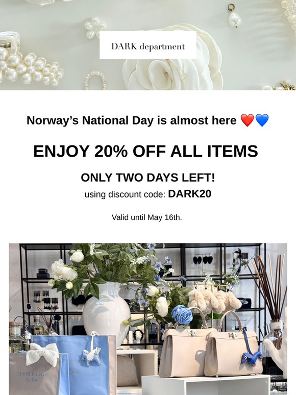 Celebrate May 17th with 20% OFF! 🇳🇴