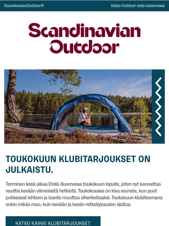 Toukokuun klubitarjoukset on julkaistu.