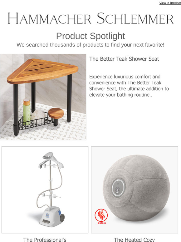 Product Spotlight: The Better Teak Shower Seat & More