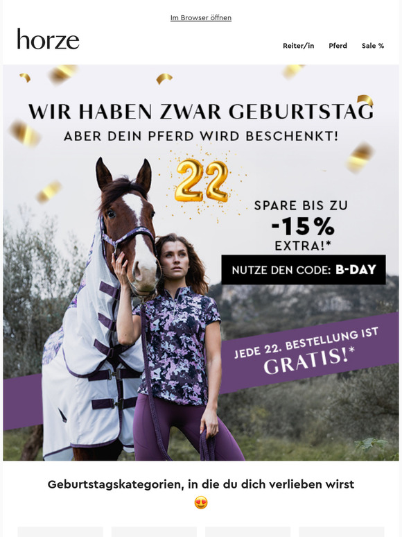 Lasst den ganzen Stall mit uns feiern 🎉🐎