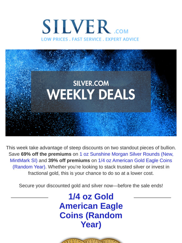 Silver Security, Gold Prestige—Now Up to 69% Off Premiums