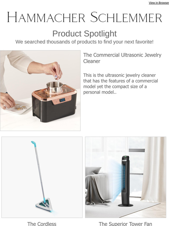 Product Spotlight: The Commercial Ultrasonic Jewelry Cleaner & More