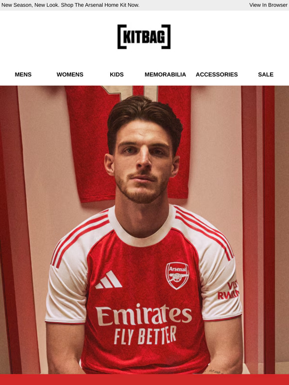 DROP ALERT: Arsenal Home Kit!