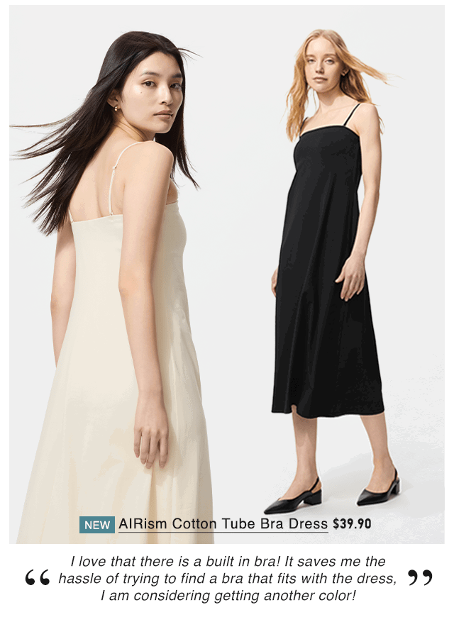 uniqlo airism cotton tube bra dress Women's AIRism Cotton Tube Bra Dress