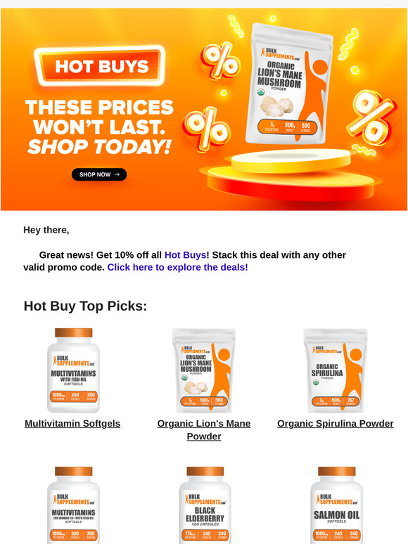 Unlock 10% Off Hot Buys Today! 🛒