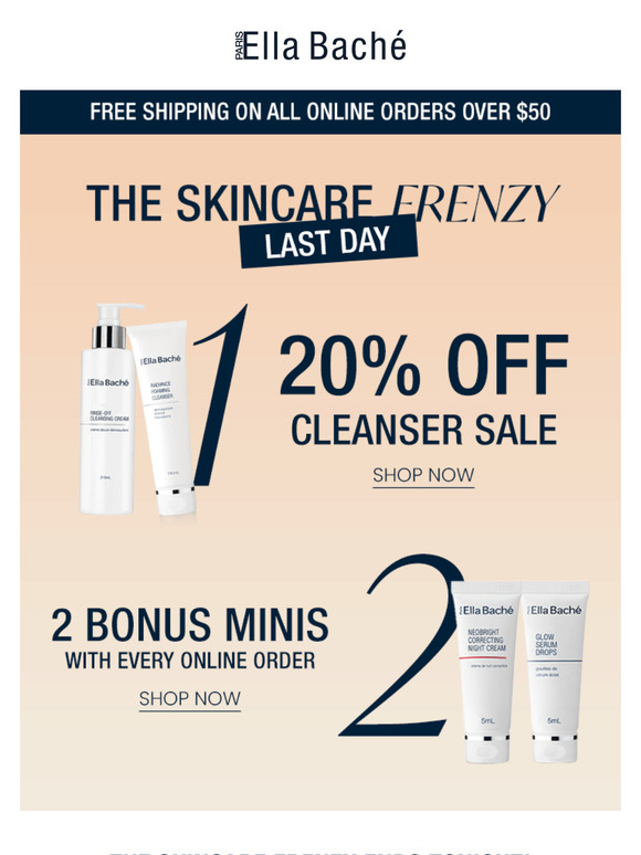 LAST Day of The Skincare Frenzy!